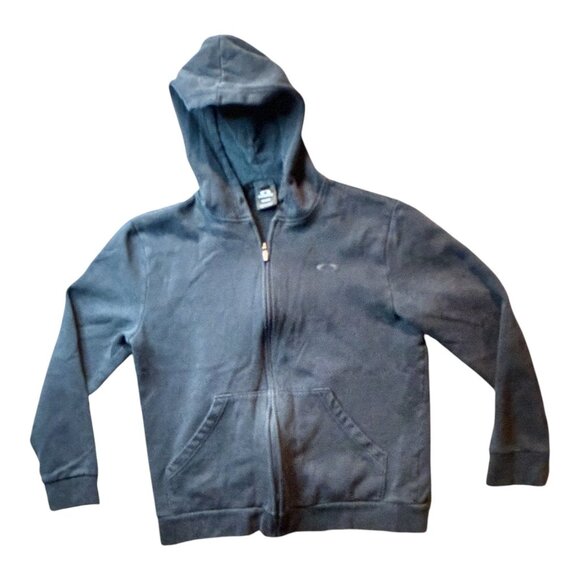 Oakley Regular Fit Zip-Up Hoodie With Sunset Ocean Graphic Back - Picture 4 of 8